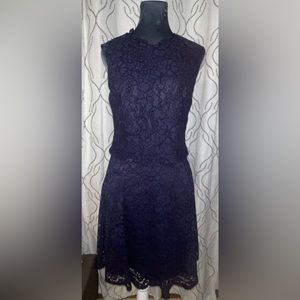 Betsey Johnson Navy Lace Dress